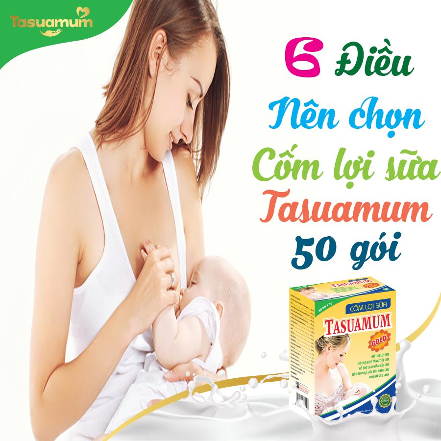 COMBO 02 HỘP CỐM LỢI SƯA TASUAMUM 50 GÓI