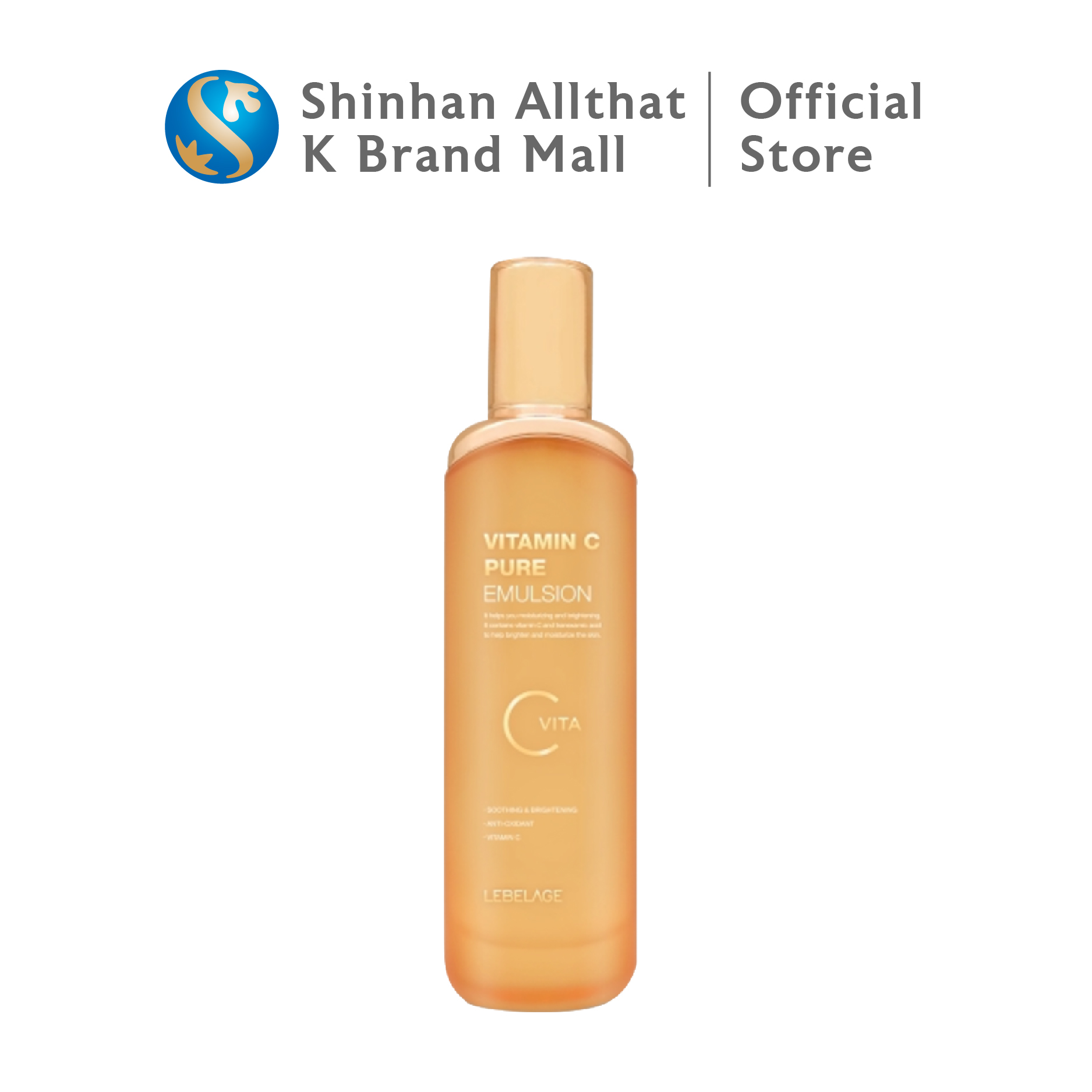 [02.2026] Nước hoa hồng cân bằng da dưỡng trắng mờ thâm sạm hiệu quả Lebelage Vitamin C Pure Toner 120ml