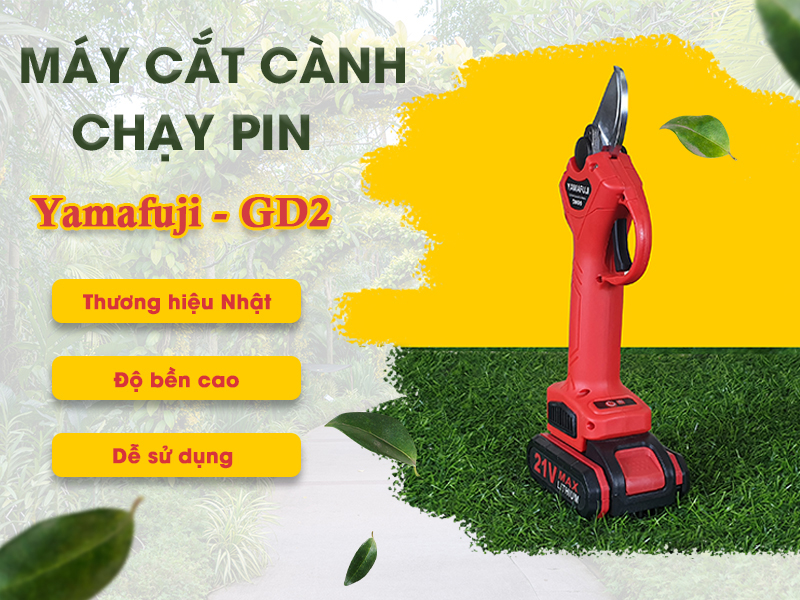 Máy cắt/tỉa cành chạy pin Yamafuji GD2