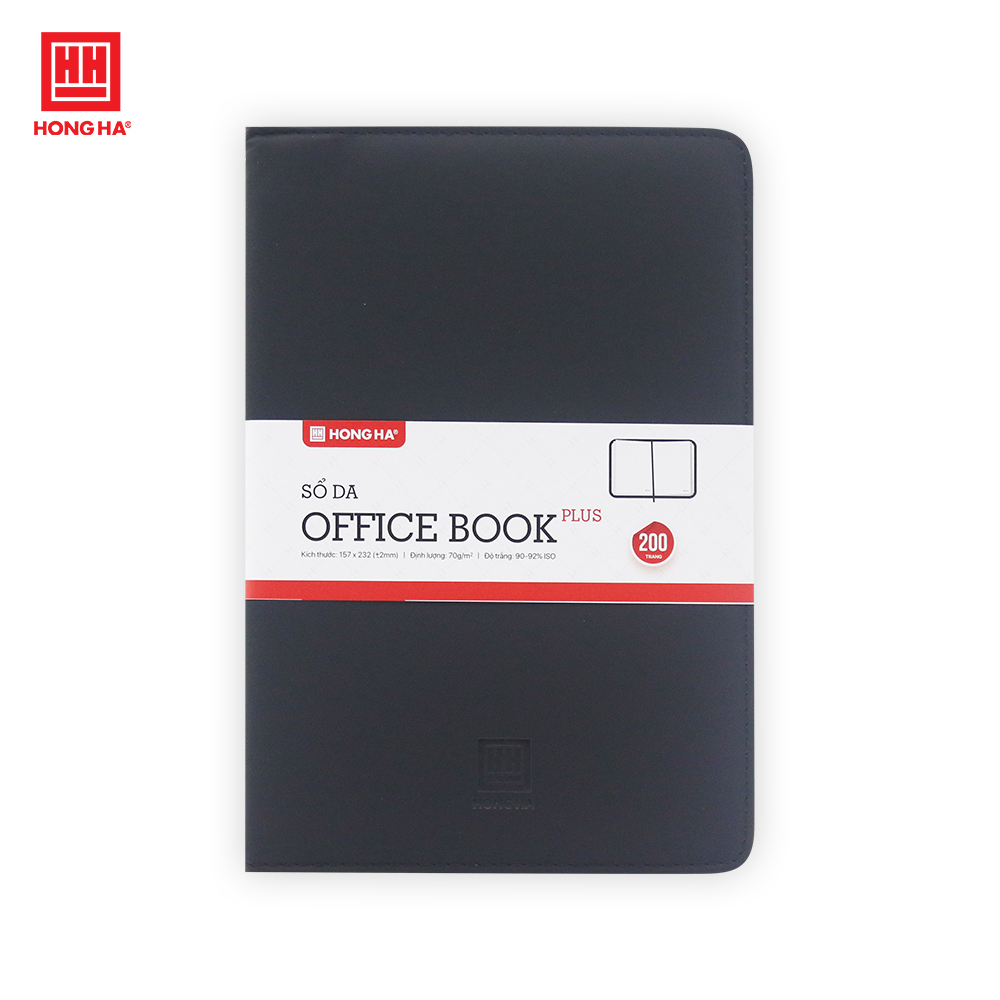 Sổ da B5 Hồng Hà Office book Plus 200 trang - 4634