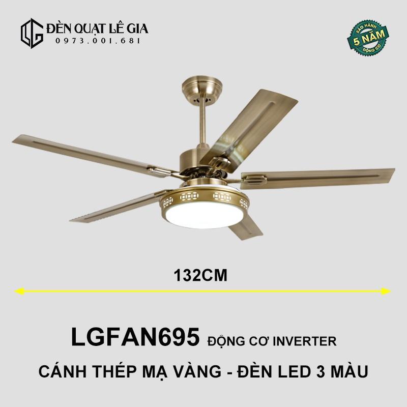 Quạt Trần Đèn LGFAN695 | Quạt Trần Chung Cư