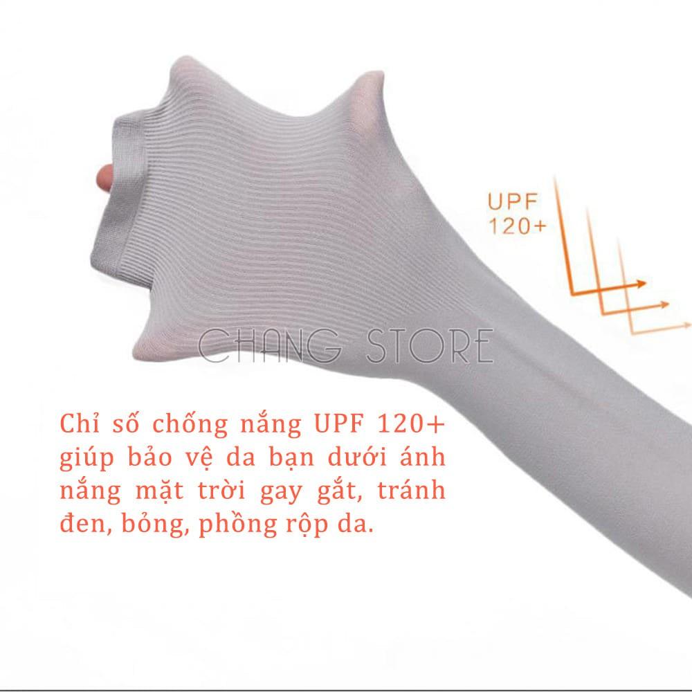 Găng tay chống nắng nam nữ chống tia UV, xỏ ngón được siêu tiện lợi