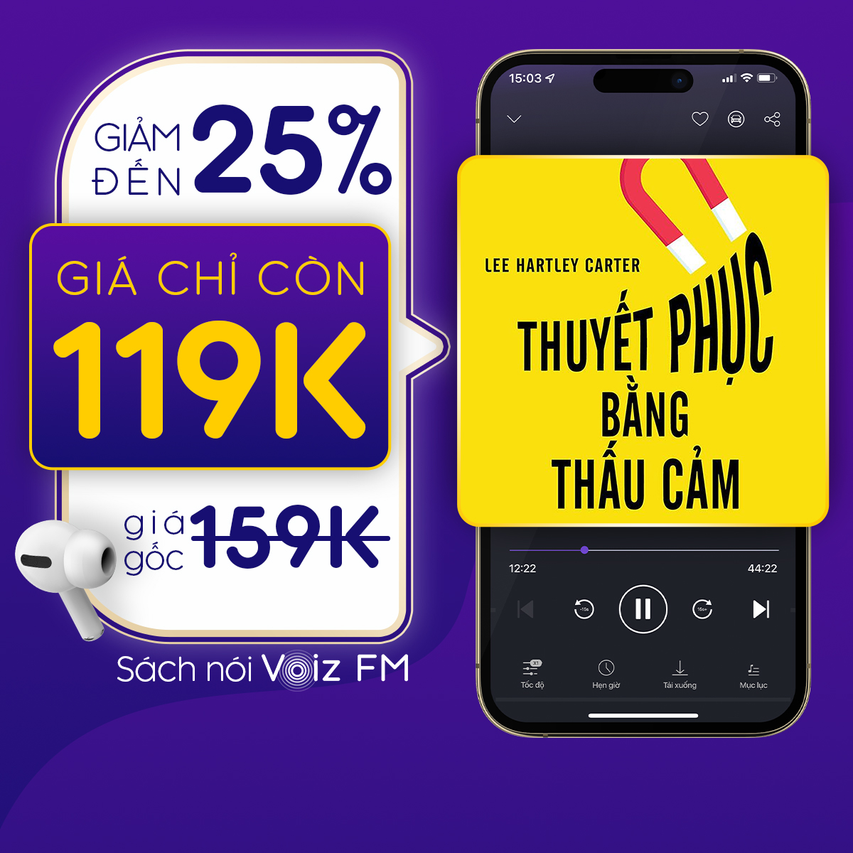 Voiz FM - Voucher nghe Sách Nói