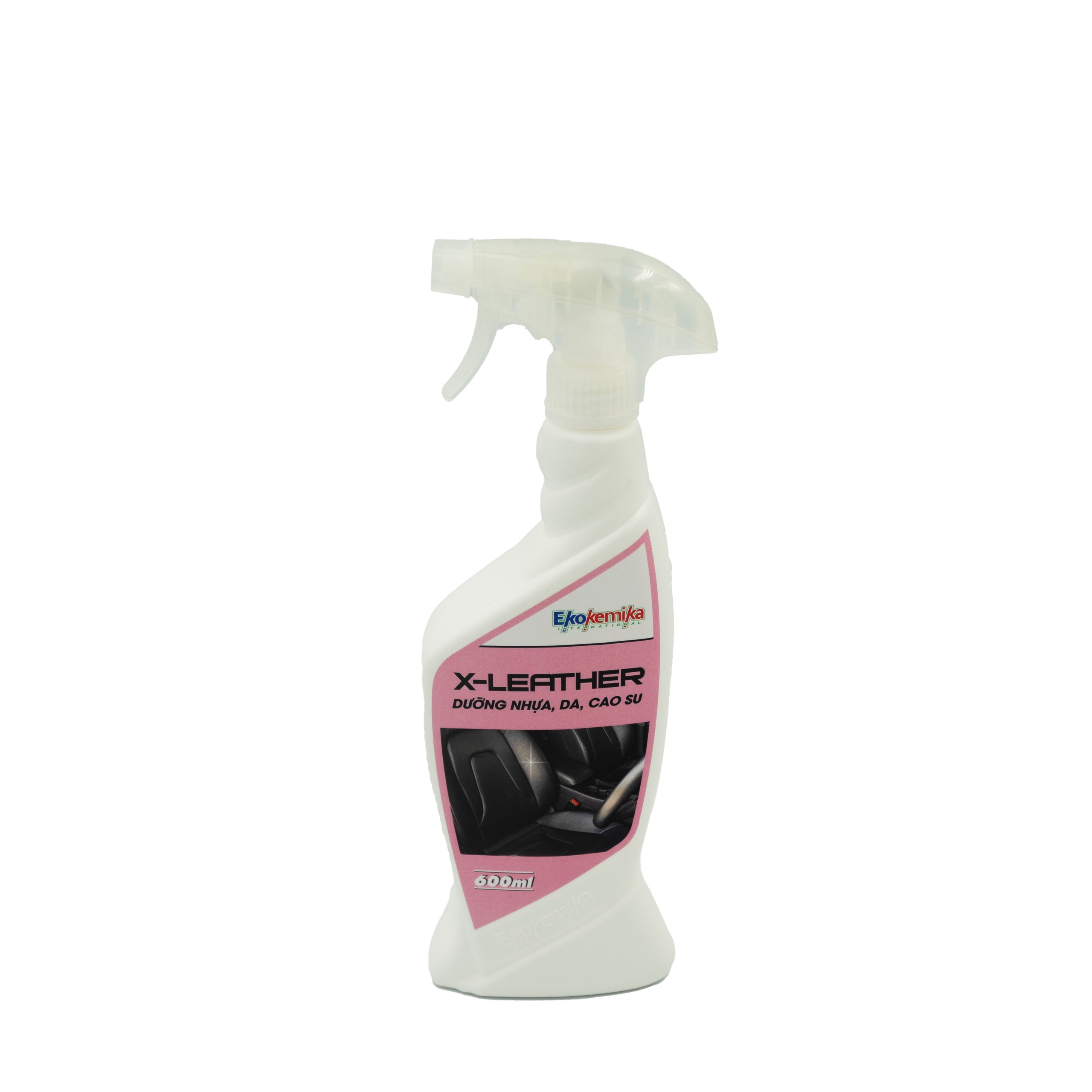 DUNG DỊCH DƯỠNG DA, NHỰA, CAO SU CHO NỘI THẤT Ô TÔ CAO CẤP  X-LEATHER 600ML THƯƠNG HIỆU EKOKEMIKA