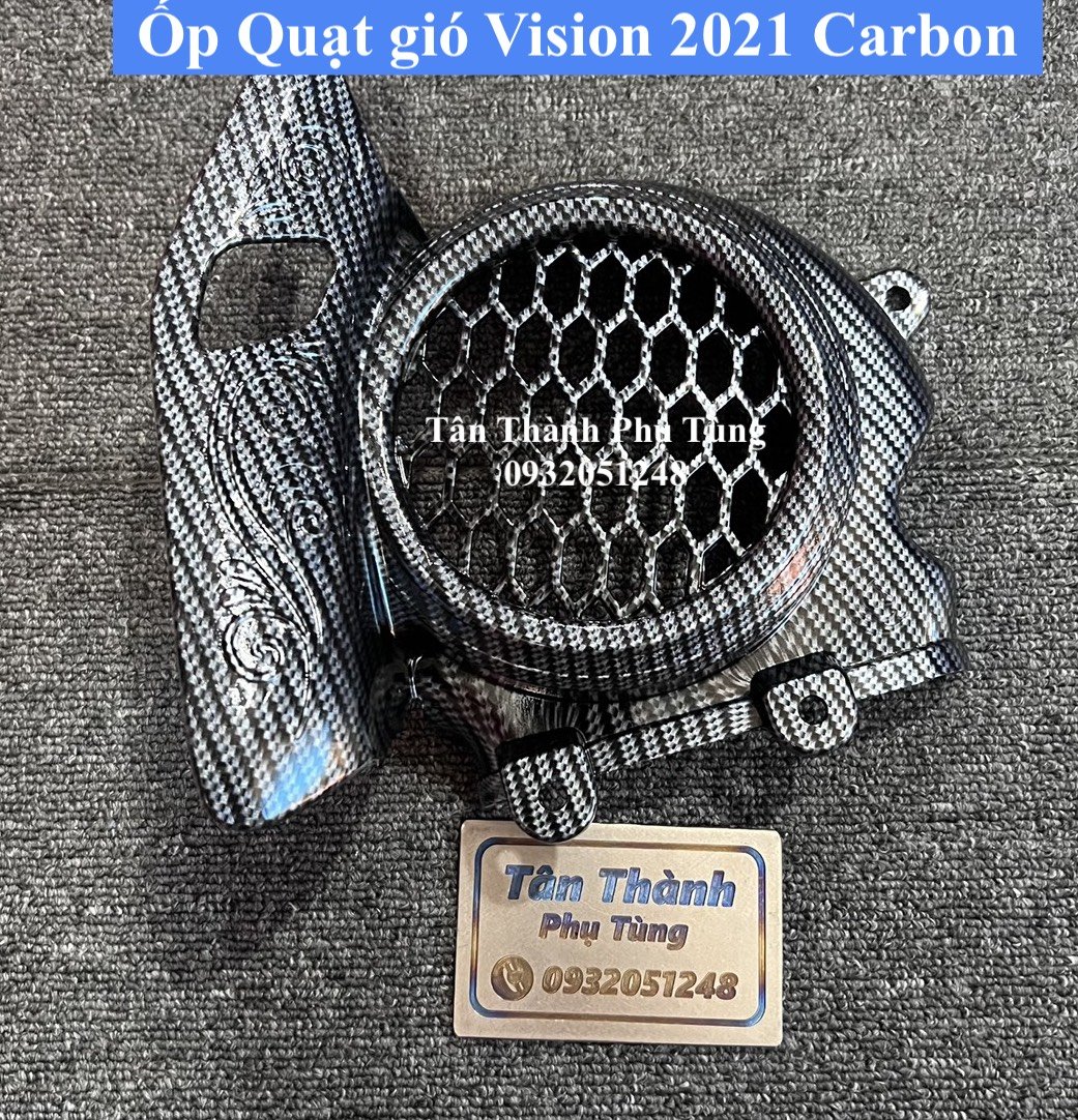 Ốp Quạt gió dành cho Vision 2021 Carbon