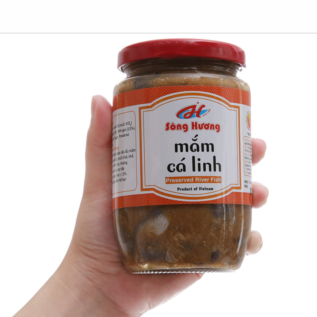 Combo 1 Hũ Mắm Cá Linh 400g + 1 Hũ Mắm Cá Cơm 440g Sông Hương Foods