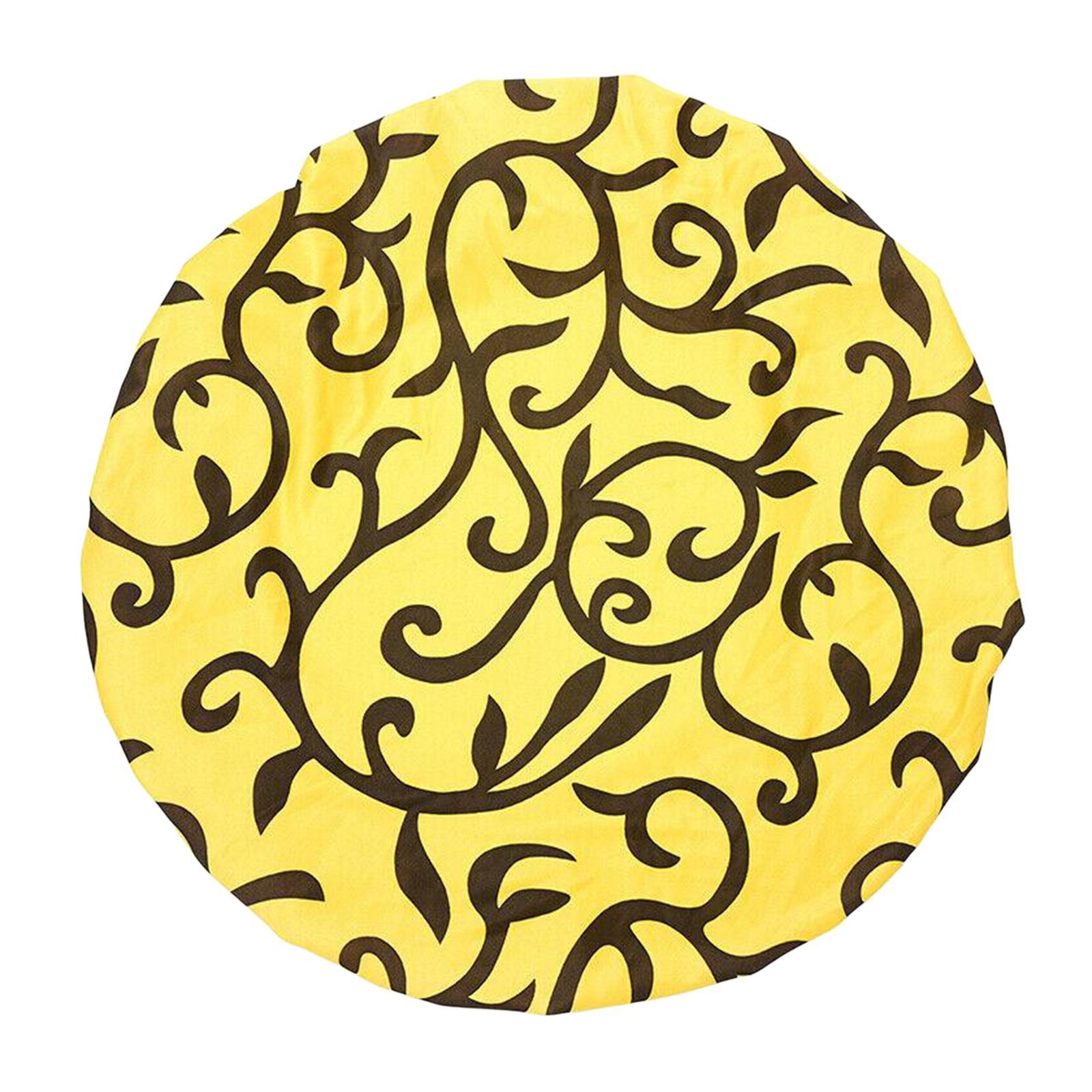 Indoor Outdoor Patio Round Fitted Tablecloth,Elastic Edge Waterproof Cover Red