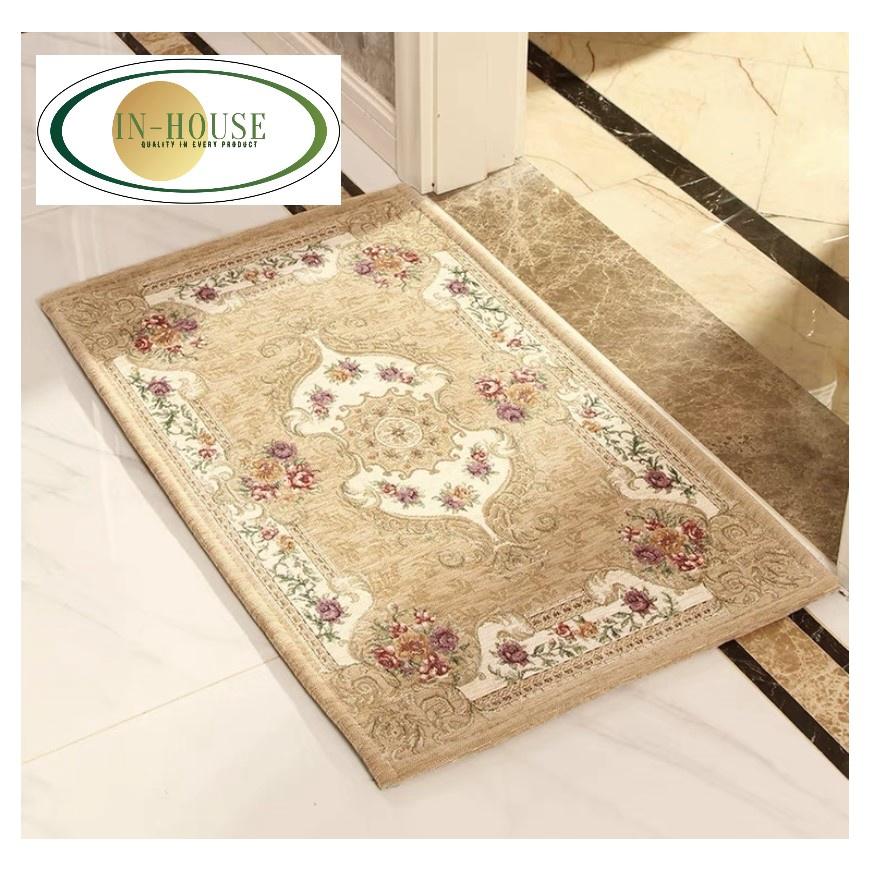 thảm lau chân siêu dày siêu thấm nước tốt 40*60cm Họa tiết thổ cẩm chống trơn trượt