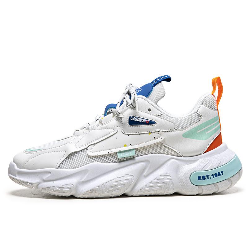 Giày thể thao thiết kế ban đầu cho nam giày thể thao bình thường Color: Blue Shoe Size: 10