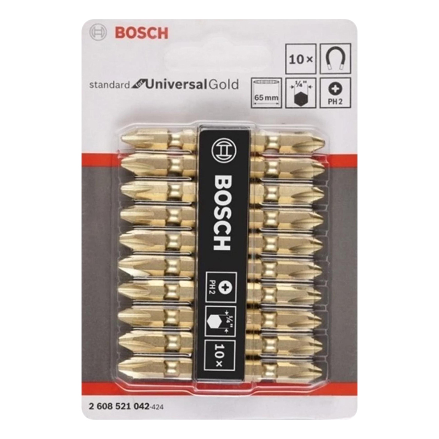 Đầu Vặn Vít Ngắn Bosch (PH2-65mm)