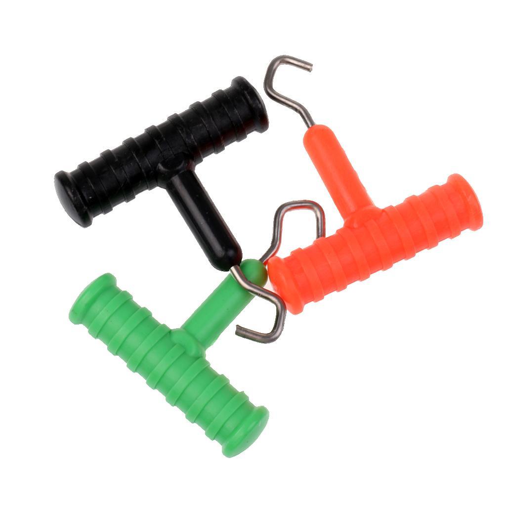 6Pcs Knot Rig Puller Knot Tester Tightener Hair Rig Tool Carp Fishing Terminal Tackle for Hair Rig