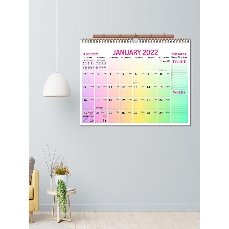 Lịch treo tường 2022 15*12" 2022 trang trí giáng sinh