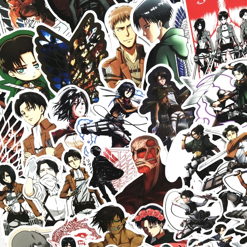 Set 60 Sticker Attack On Titan