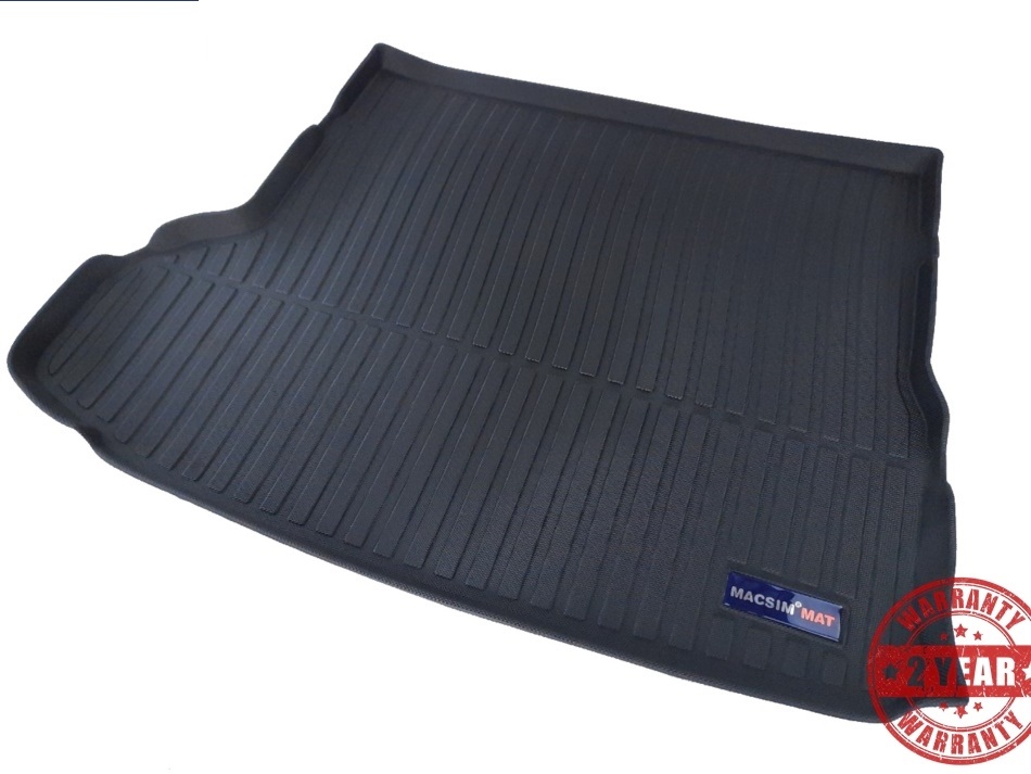 Thảm lót cốp xe ô tô Toyota HighLander 7 chỗ 2015-đến nay nhãn hiệu Macsim chất liệu TPV cao cấp màu đen(059)