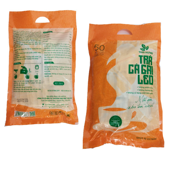 Combo 05 Bịch Trà Cà gai leo Thái Hưng Thải độc gan, mát gan, giải rượu