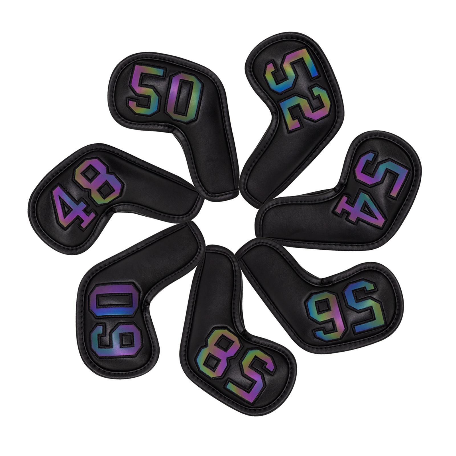 Golf Iron Headcover Golf Club Putter Head Cover PU Leather for Protection