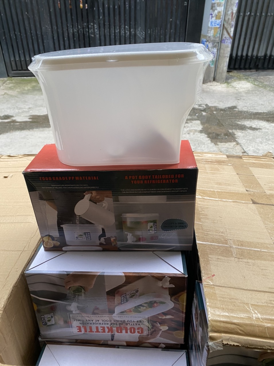 Bình Đựng Nước Có Vòi Thùng Đựng Nước Uống Để Tủ Lạnh Cao Cấp 3.5L