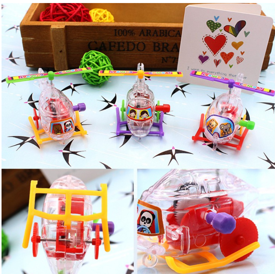 Mô hình máy bay chạy cót độc đáo - Đồ trang trí, quà tặng cho bé