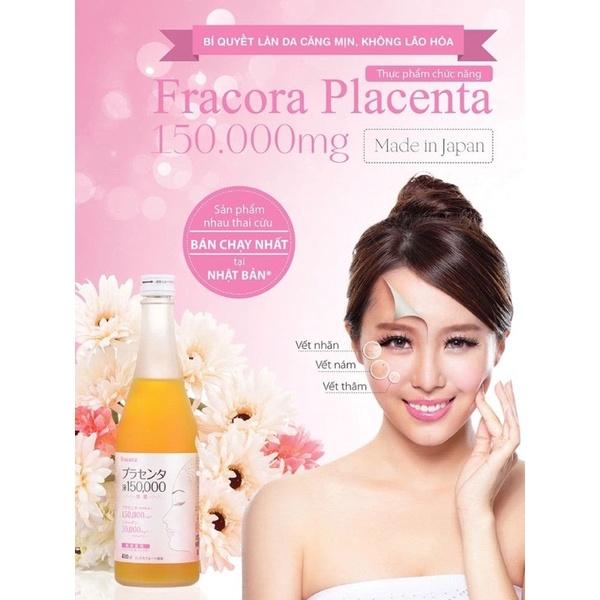 Nước Uống Nhau Thai Cừu FRACORA PLACENTA Nhật Bản - ĐẸP DA, CHỐNG LÃO HÓA