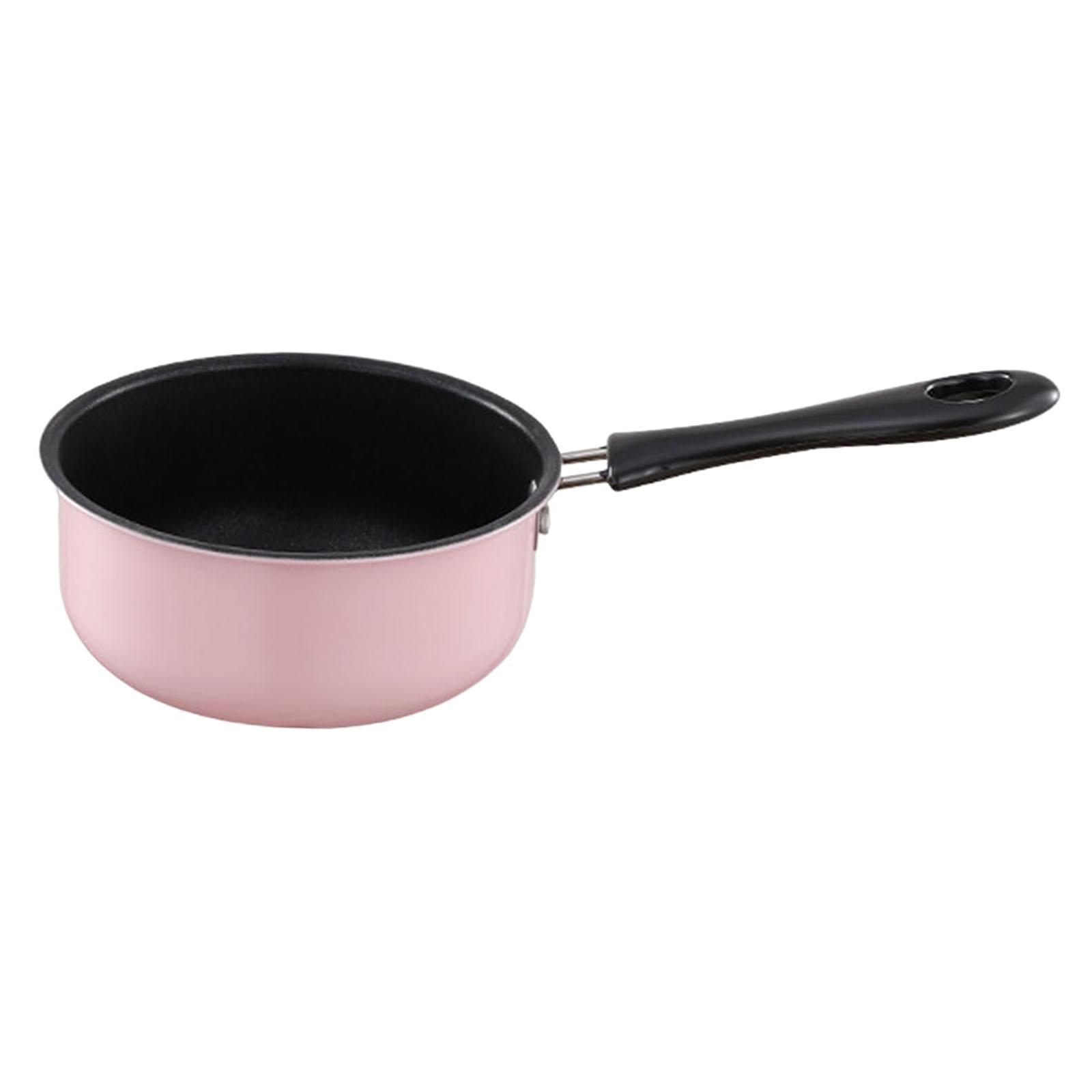 Small Saucepan Mini Soup Pot Cookware with Long Handle for RV Kitchen