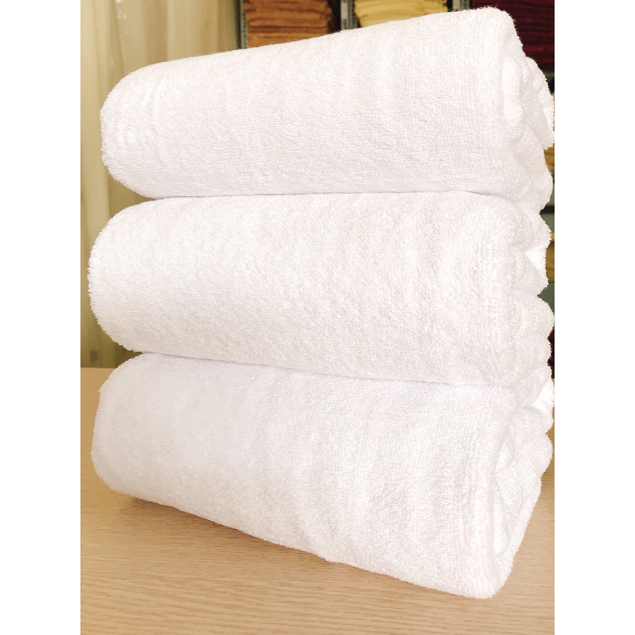Khăn tắm trắng cao cấp 70x140cm