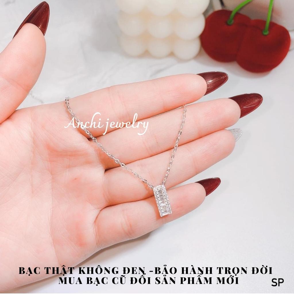 Dây chuyền bạc mặt ngôi sao,Dây chuyền nữ trẻ trung thanh lịch,Anchijewelry