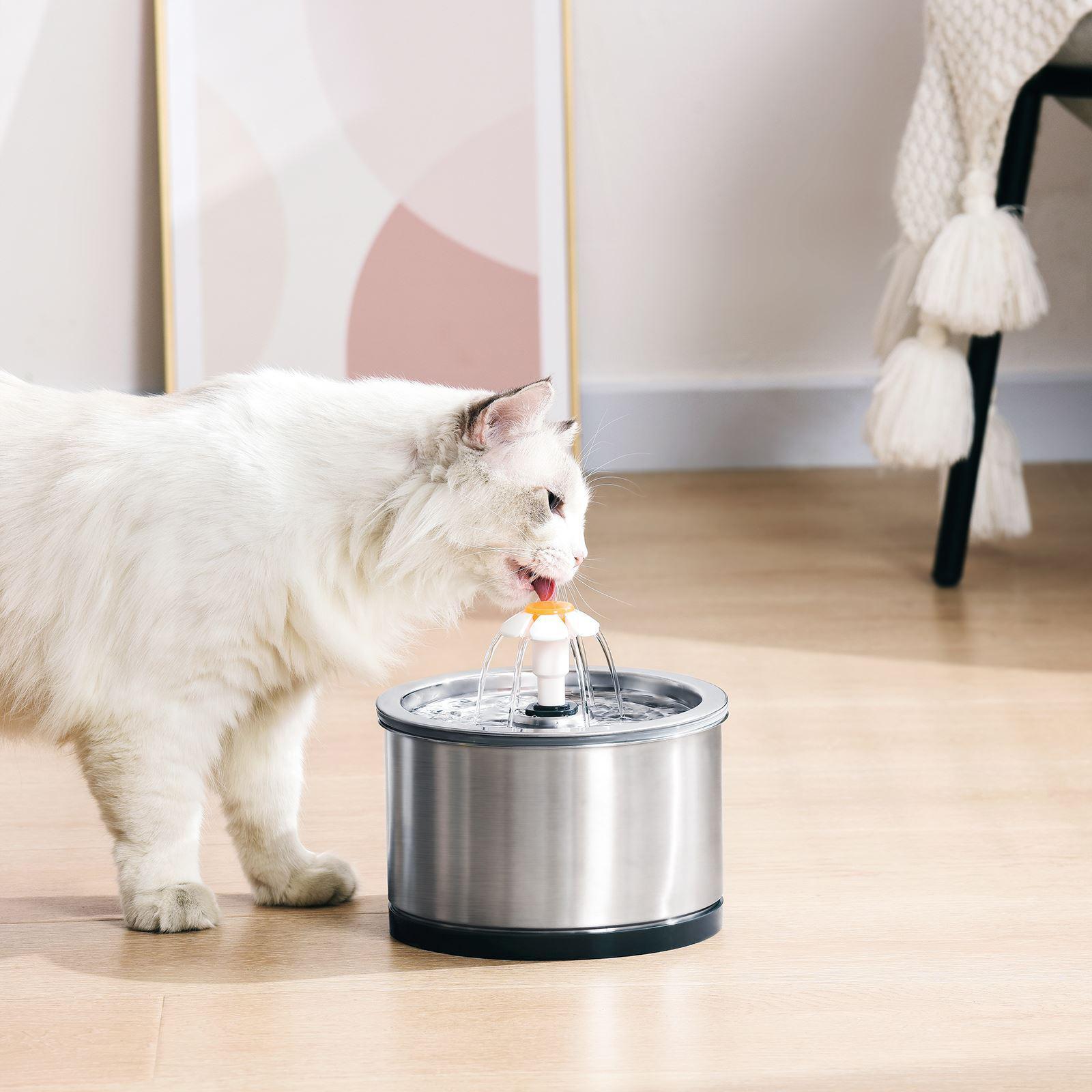 Electric Cat Water Fountain Automatic Small  Auto  USB Drinking Bowl