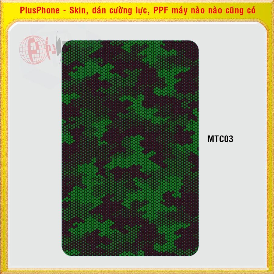 Dán Skin cho mặt sau Nokia T20 10.4 inch mẫu matrix camo