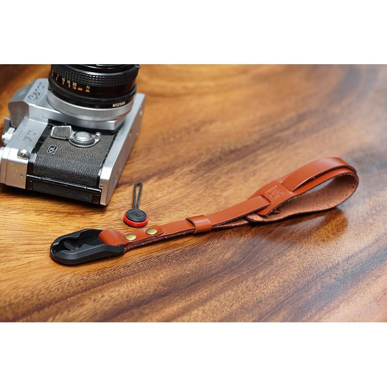 Dây Đeo Tay - Handstrap Máy Ảnh Da Bò Handmade Móc Peak Design - Hàng Chính Hãng