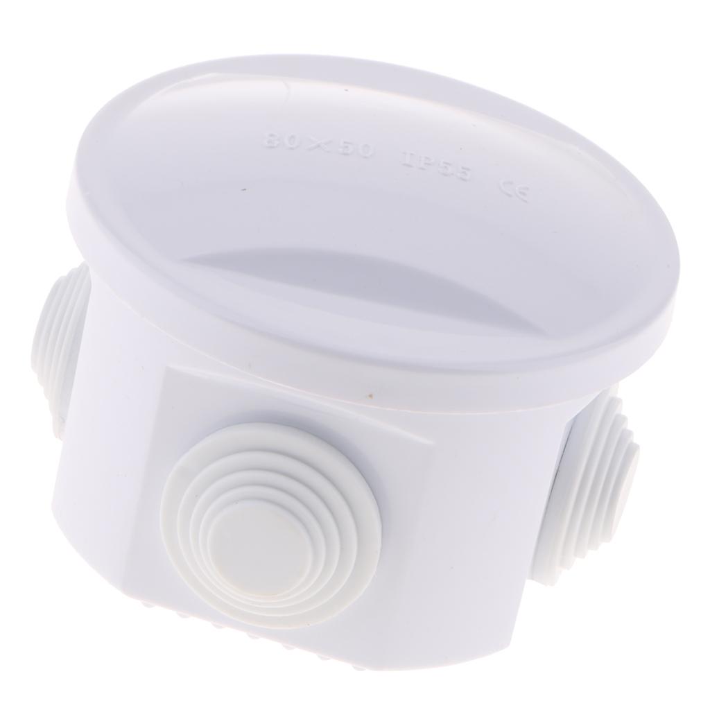 IP65 Chống Nước Nhựa ABS Kèm Ốp Lưng Ngã Ba Hộp 80x50mm