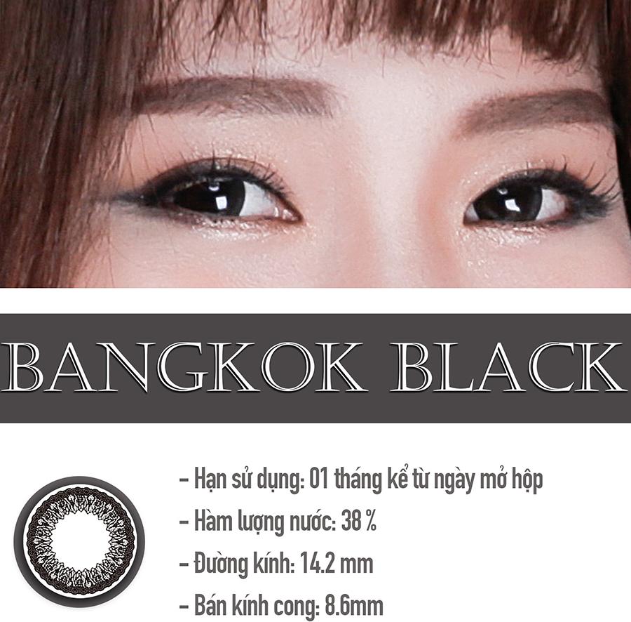 [Một miếng] Kính Áp Tròng Dùng 1 Tháng Eye Secret KM1T - Bangkok Black (4.5 Độ)