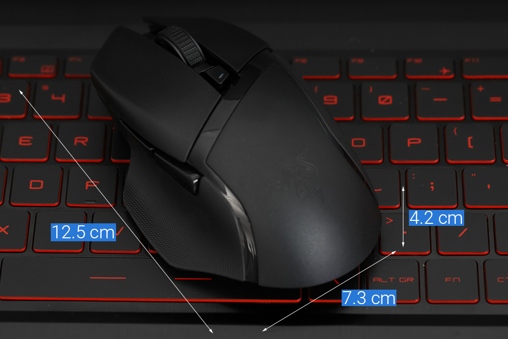 Chuột Razer Basilisk X HyperSpeed-Wireless Ergonomic_Mới, hàng chính hãng