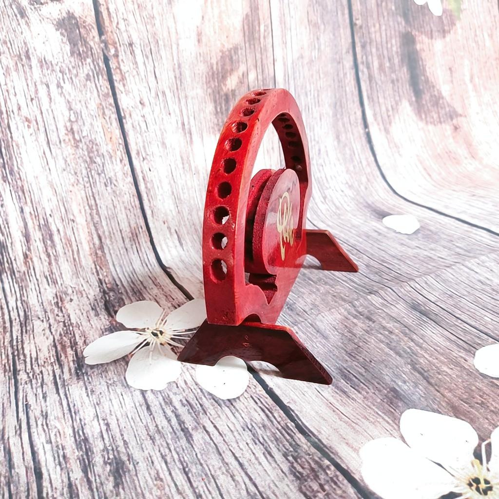 Đồ thờ đẹp - Giá cắm đũa gỗ hương kiểu rẻ quạt -