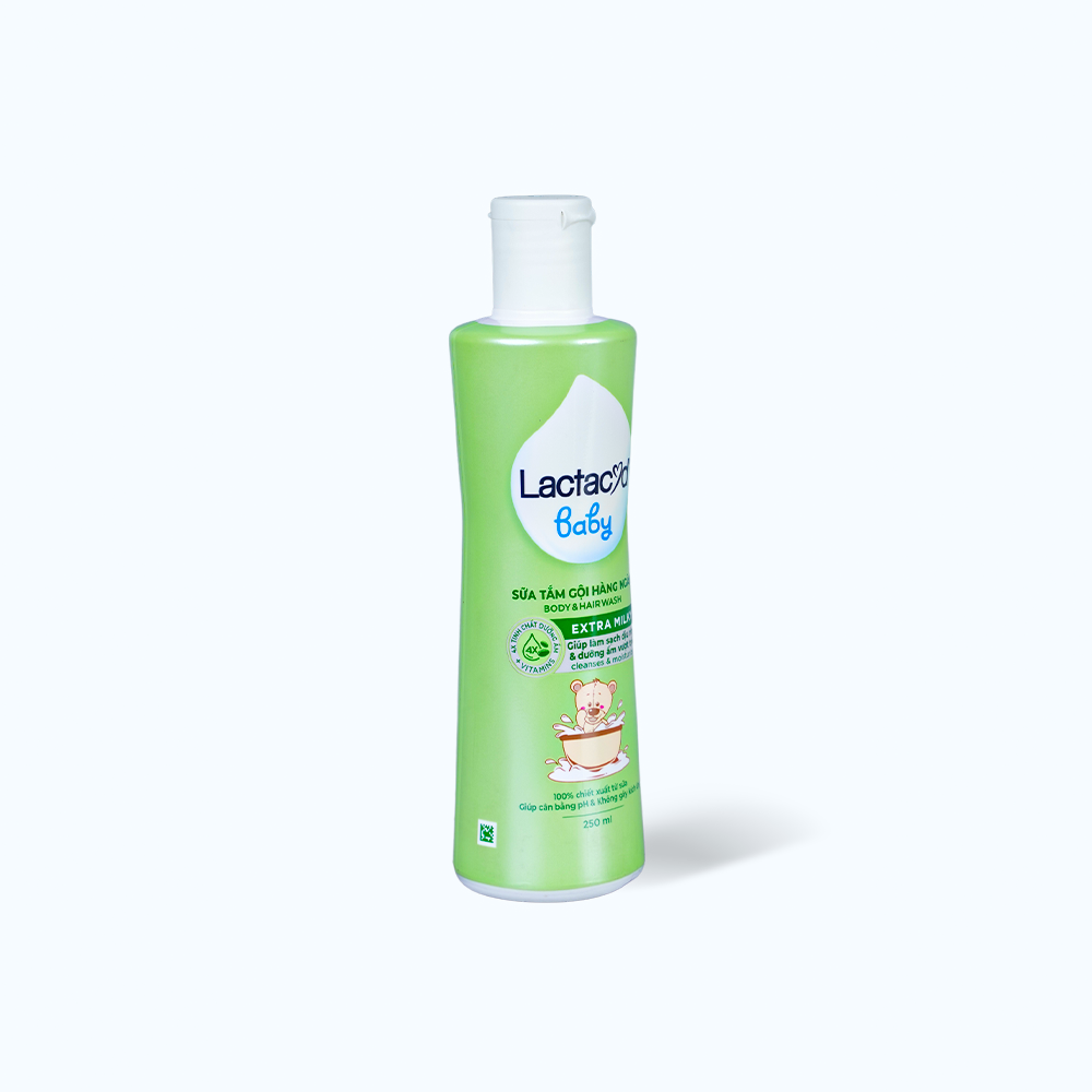 Sữa Tắm Gội Trẻ Em LACTACYD MILKY (250ml)