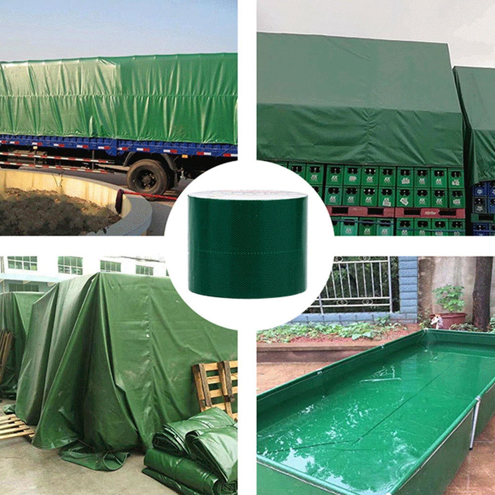 Tent Repair Tape Strong Tape Waterproof RV Awning Repair Tape Canvas Repair Tape for Tents Inflatable Boat Air Bed Daily Use Raft