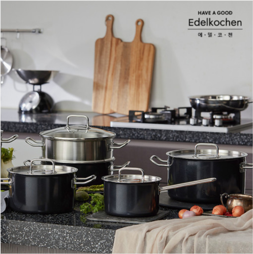 Nồi Edelkochen Solid đen