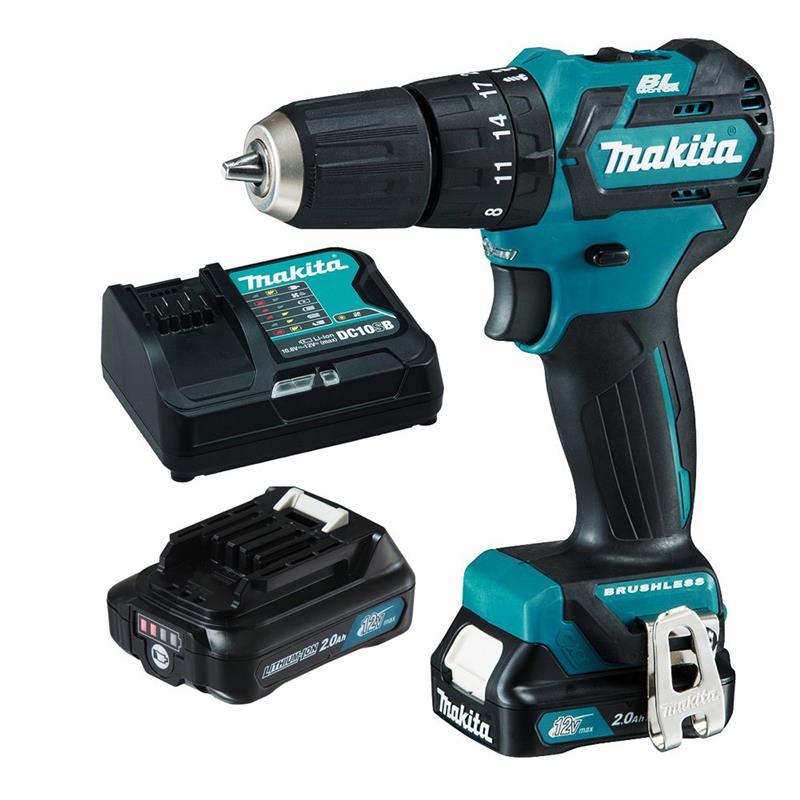 Máy khoan búa, vặn vít dùng pin Makita HP332DSAE