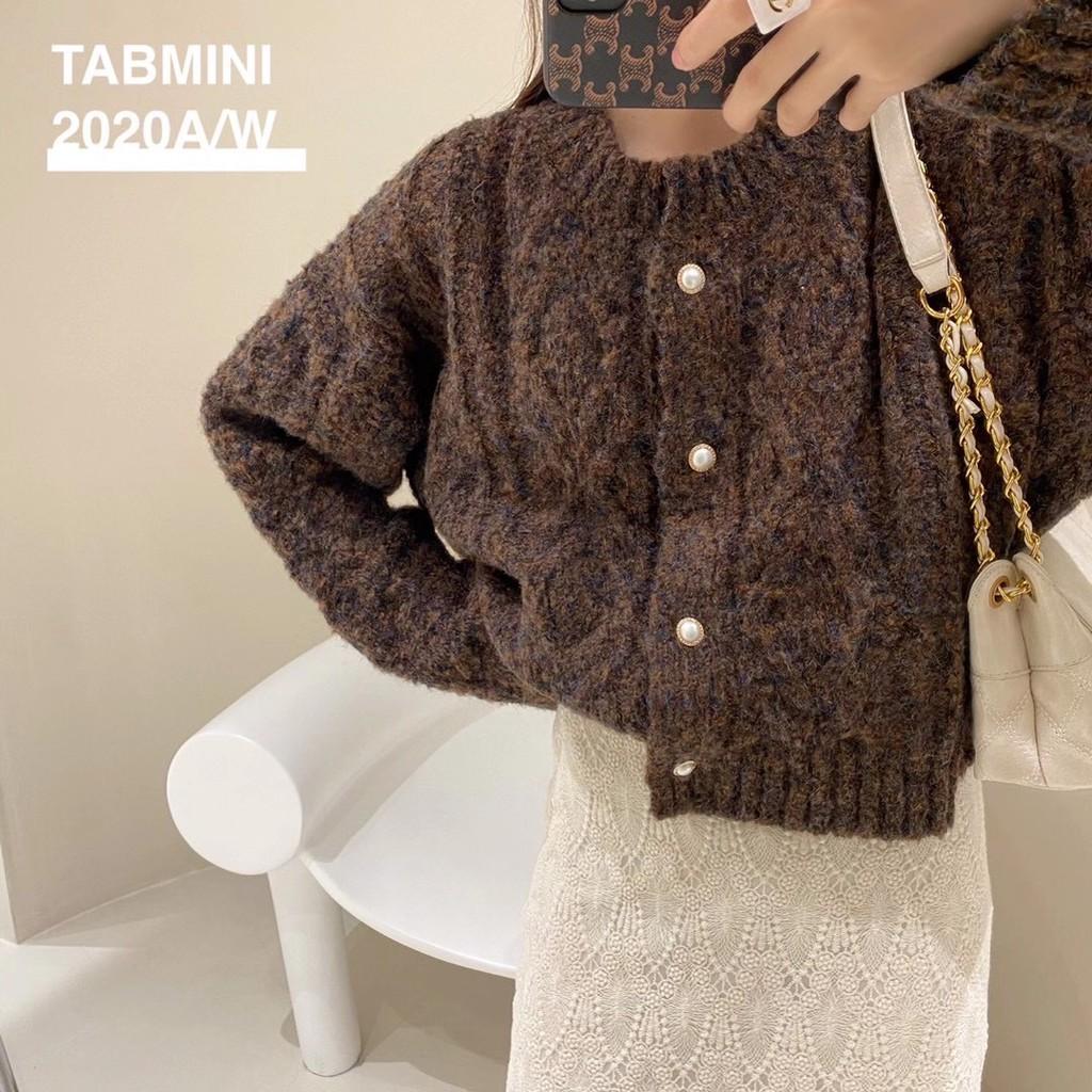 Áo len cardigan thừng ngắn