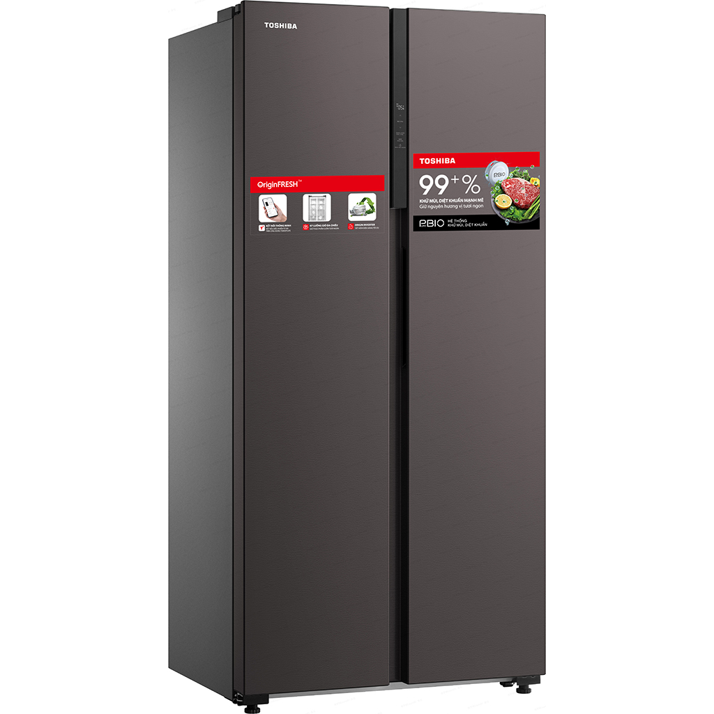 Tủ lạnh Toshiba Inverter 460 lít GR-RS600WI-PMV(37)-SG - Hàng chính hãng