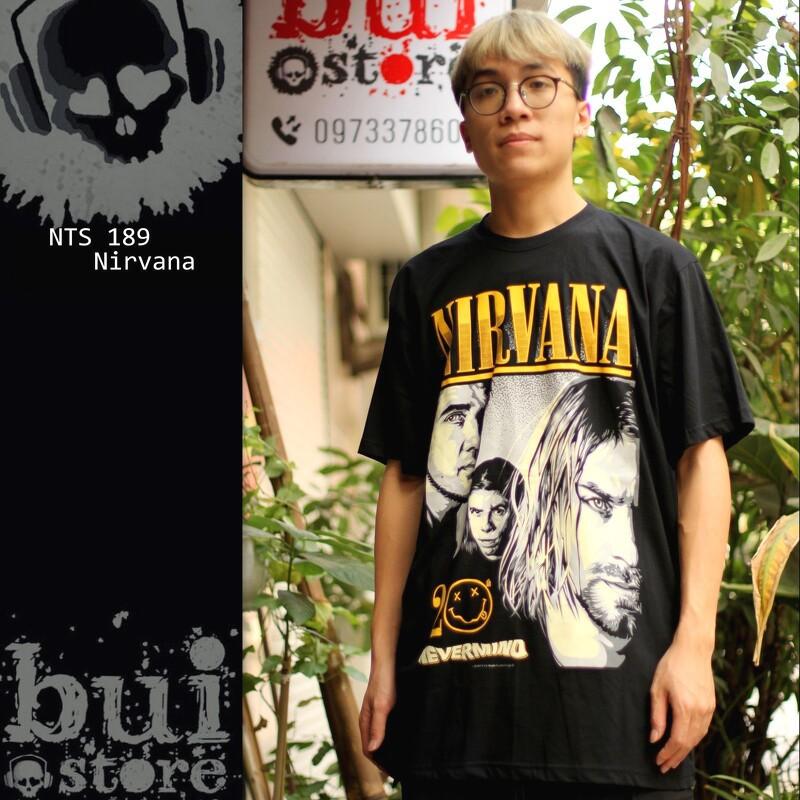 Áo Rock band tee phông / thun Nirvana NTS 189