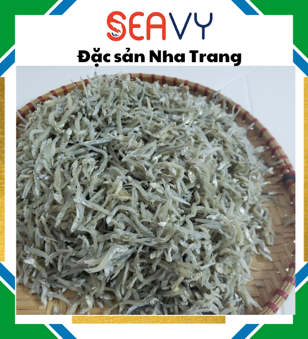 Đặc Sản Nha Trang - Cá Cơm Mờm Sữa Loại 1 Seavy 1kg