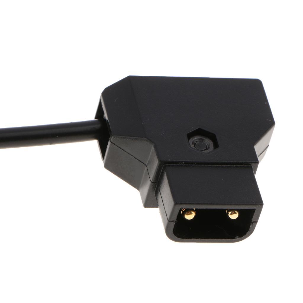 2pcs D-tap Power Cable Cord w/ Reverse Polarity Protection for BMPCC 4k 1.5m