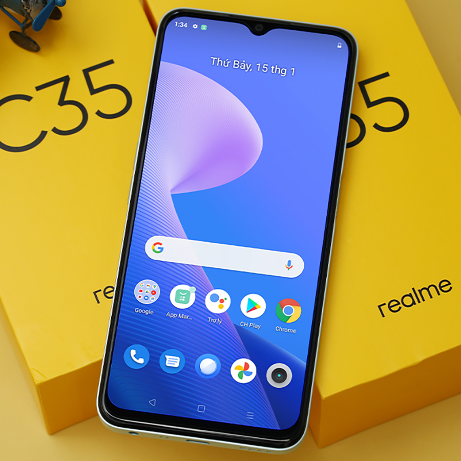 Điện thoại Realme C35 4GB/128GB - Hàng chính hãng