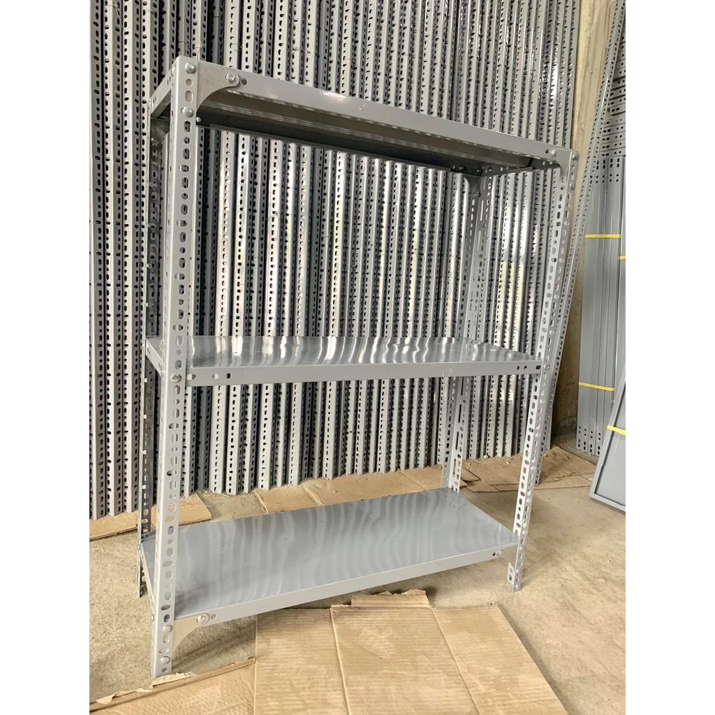Kệ sắt v lỗ để đồ đa năng 3 tầng dài 1m x rộng 0,3m x cao 1m
