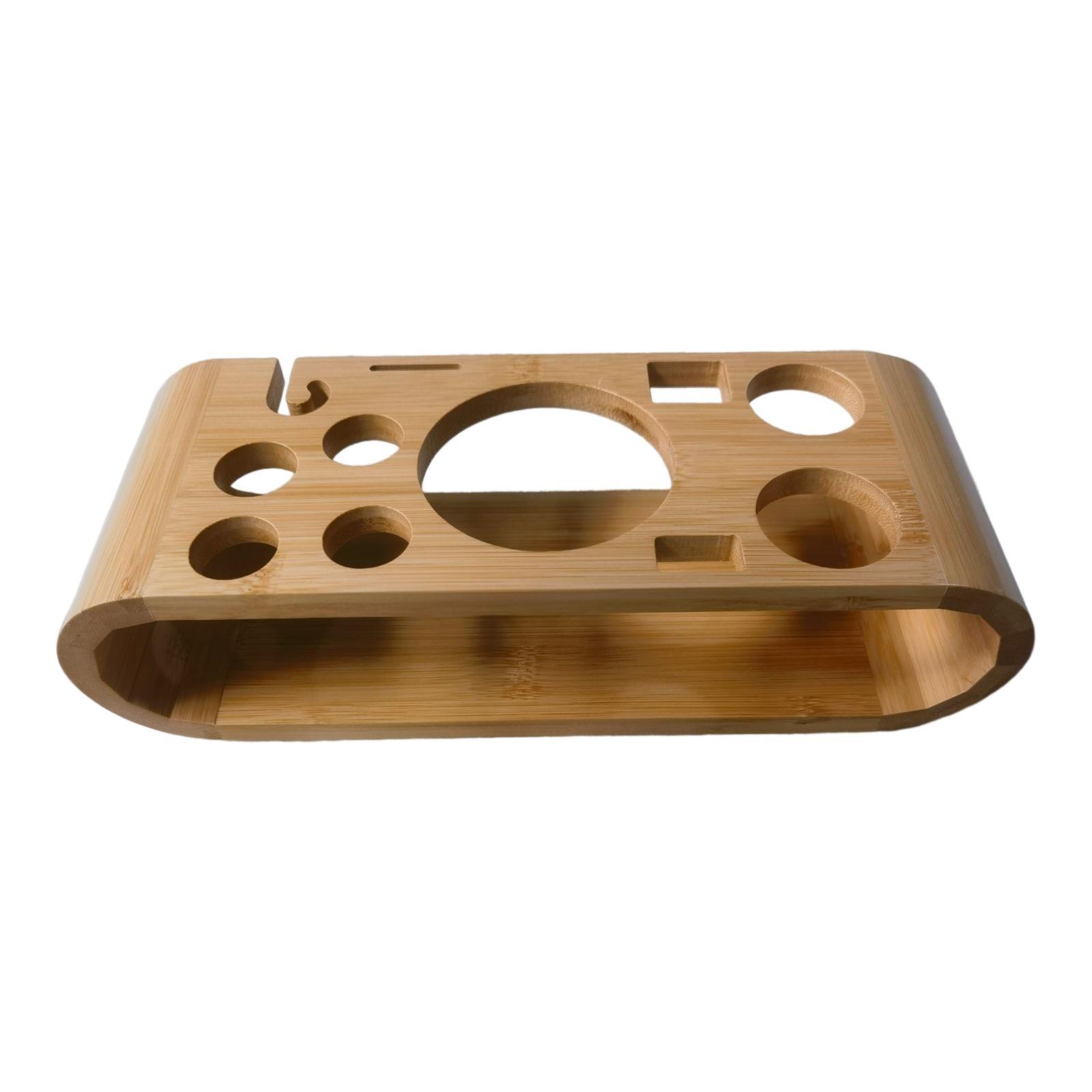 Cocktail Shaker Wooden Rack Equipment Display Stand for Home Party Beginners