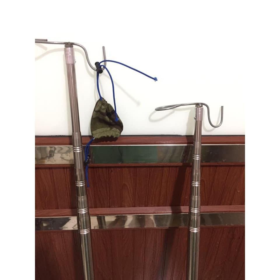 Sào bẫy Chim, Sào rút Inox đa năng 3m 5m 6m 7m
