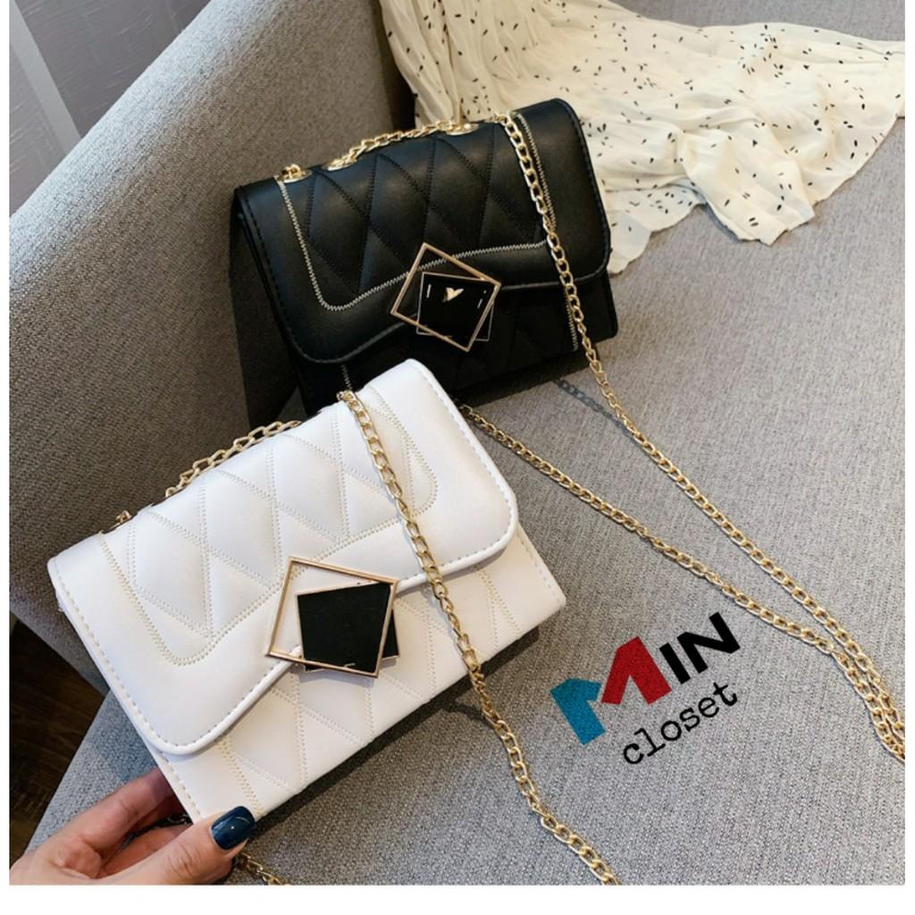 Túi đeo chéo nữ Túi xách nữ khóa gương HOT TREND sang chảnh TD15