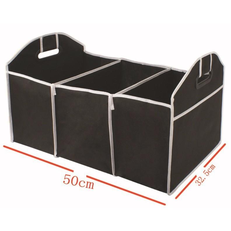 Túi đựng đồ ô tô để cốp, bằng vải gấp gọn dễ dàng, nhiều ngăn đựng đồ