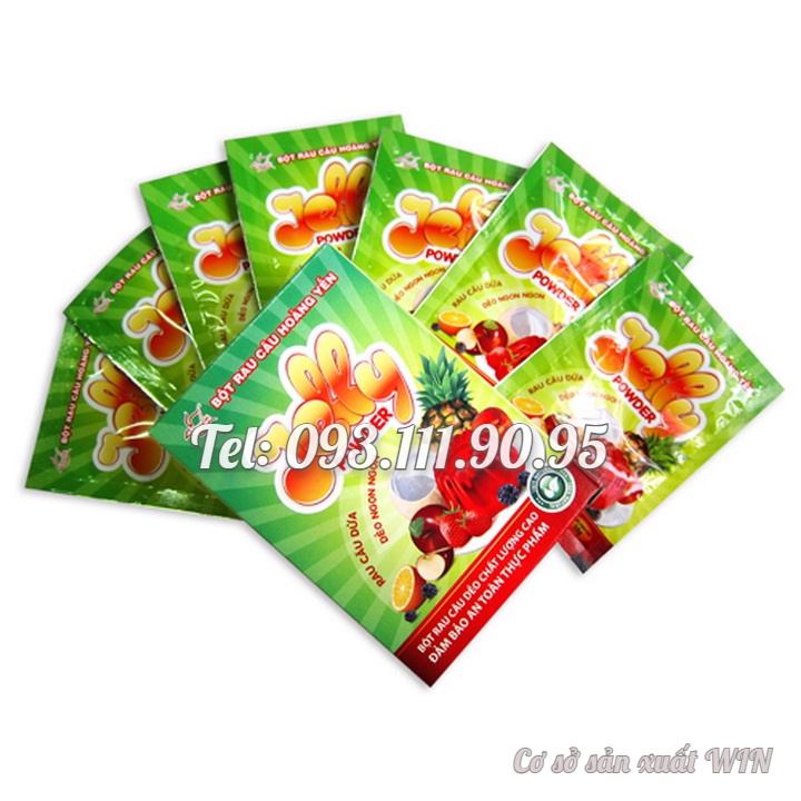 Bột rau câu 3D, rau câu 4D - Bịch 10 gram – Mã số 1971