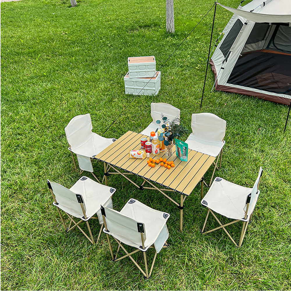 Bàn Dã Ngoại Xếp Gọn KUNBE Phù Hợp Đi Cắm Trại Du Lịch Phượt Picnic Câu Cá